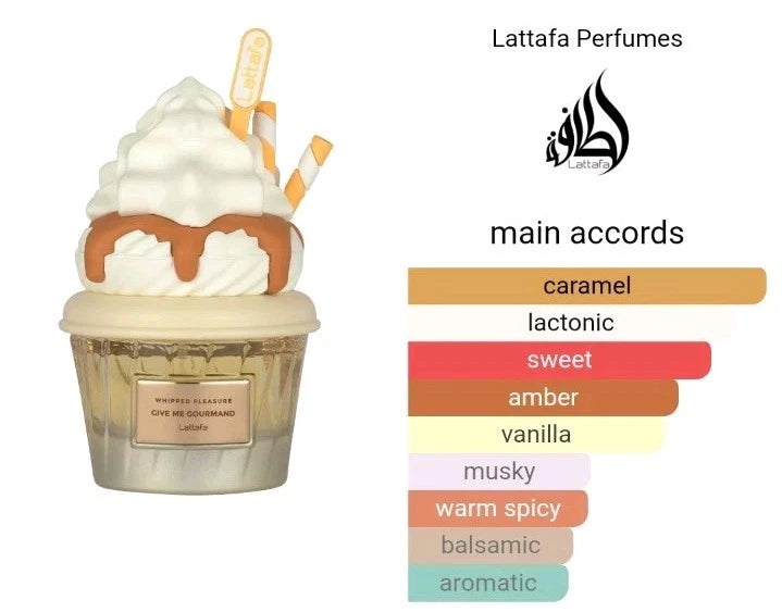 Lattafa Whipped Pleasure Gourmand Collection - 75ML Sealed Box 100% Authentic